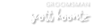 Groomsman Scott Koontz 